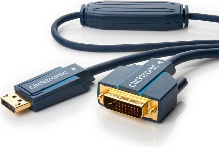 Actual product image clicktronic DisplayPort — DVI (2 m, DisplayPort, DVI)