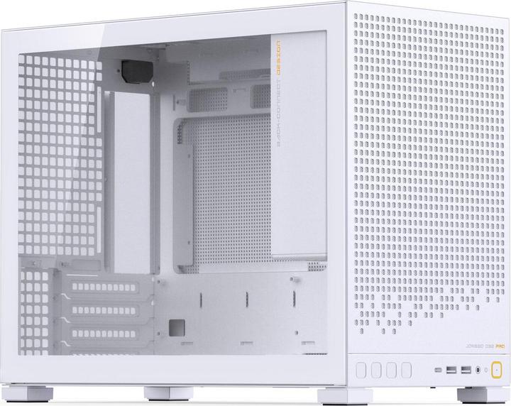 Image du produit Jonsbo D32 PRO White PC-Gehäuse, Mini-Gehäuse, mATX, Tempered Glass - weiss (ATX)