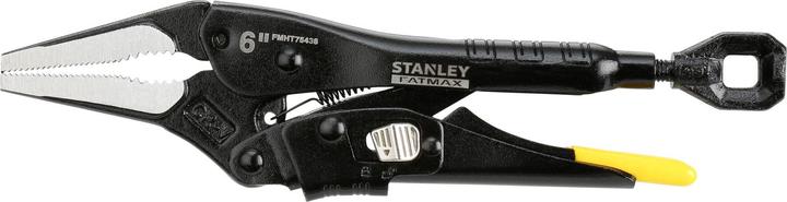 Produktbild Stanley FatMax Gripzange / Feststellzange (150 mm, lange Backen, TRULOCK-Zugmechanismus für kontroll (150 mm)