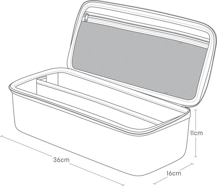 Actual product image Yamazaki Tool bag with partition TOWER (4 l)