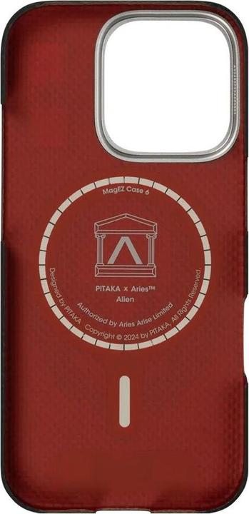 Actual product image Pitaka Aries Tactile Woven Case (Apple iPhone 16 Pro)