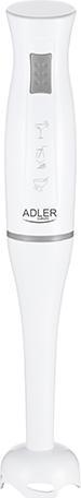 Adler AD 4622 Hand blender, Power 200W, White