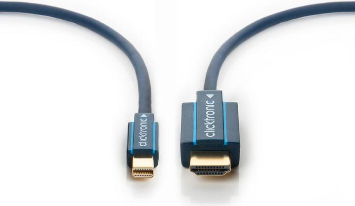 Actual product image clicktronic Mini DisplayPort — HDMI (Typ A) (1 m, DisplayPort, HDMI)