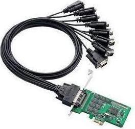 Produktbild Moxa CP-168EL-A W/O CABLE - Serielle PCI Express x1-Karte mit 8 RS-232-Anschlüssen und niedrigem Profil