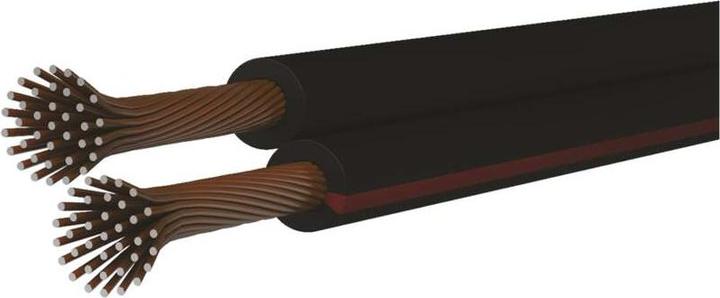 Productafbeelding Emos Twisted pair kabel ECO 2x0,75mm, zwart-rood, 100m (100 m, 0.75 mm²)
