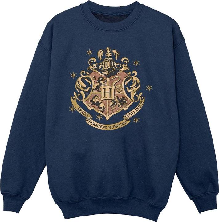 Gold Hogwart Crest Sweatshirt Mädchen
