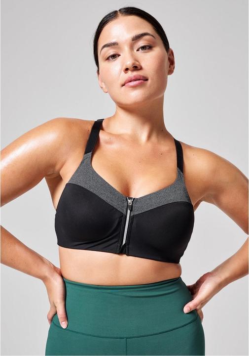 Actual product image CASALL Sport-BH mit Reissverschluss vorne, Trainings-BH (75 C, 75 B)