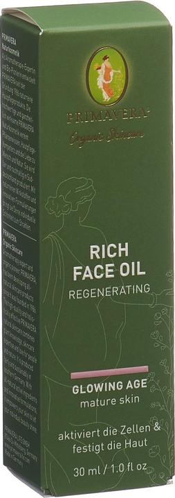 Image du produit Primavera Huile riche visage âge éclatant (30ml) (30 ml, Huile visage)