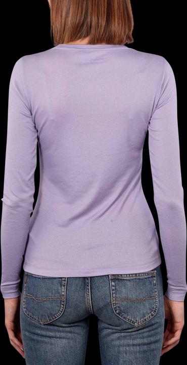 Actual product image Armedangels Long Sleeve Jaale T-Shirt Round Neck Light Purpl (L)