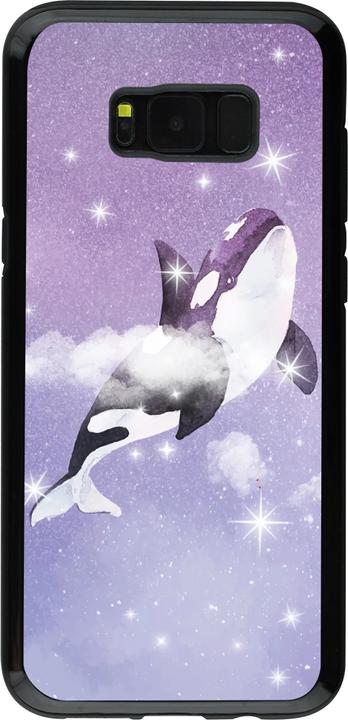 Produktbild PhoneLook Hülle Hybrid Armor schwarz Whale in sparking stars (Samsung Galaxy S8+)