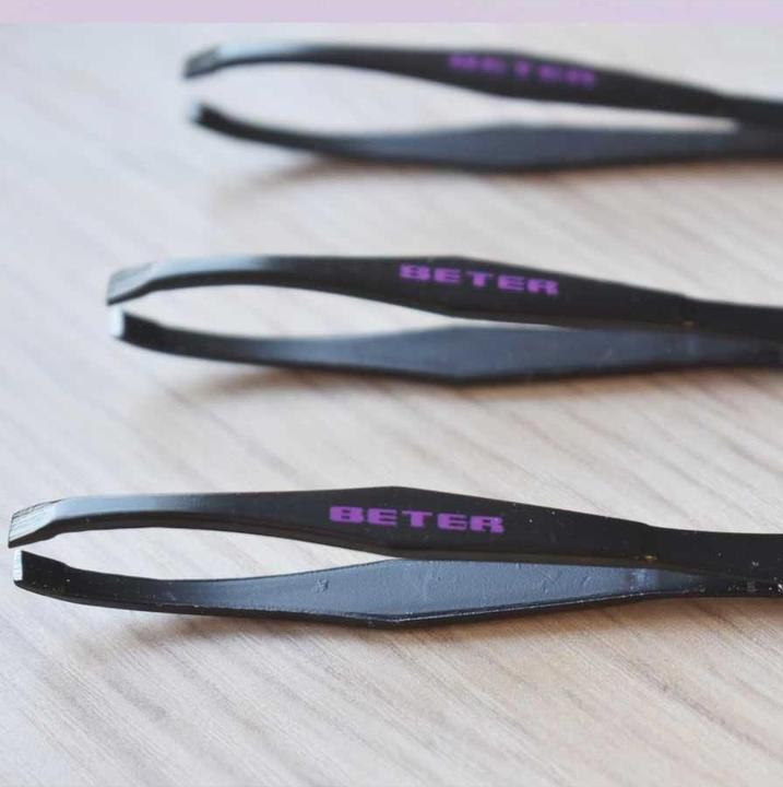 Actual product image Beter PINZA depilar punta recta acero negro