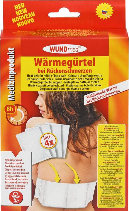 Axisis Wärmegürtel + 4 Wärmekissen einmalgebrauch Set, 1 St