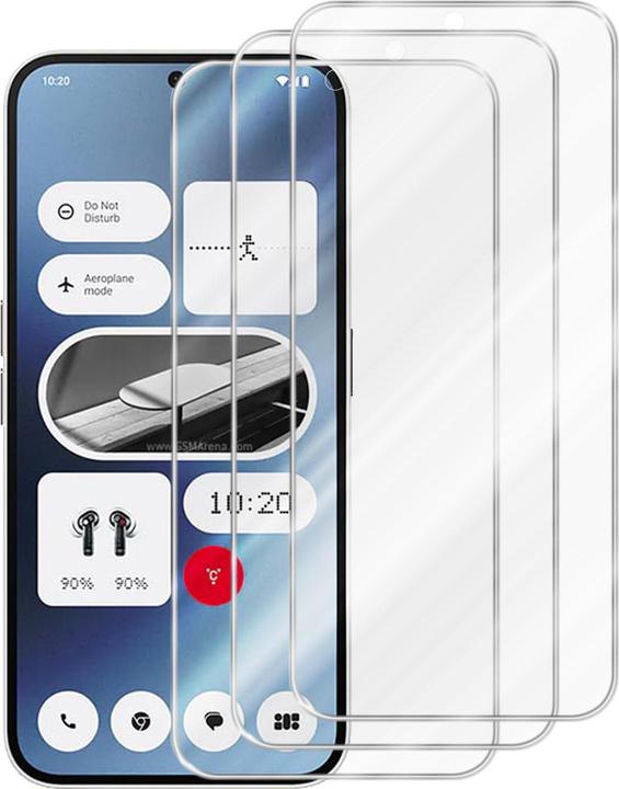 Produktbild Cadorabo Display Schutzglas Folie für Nothing Phone 2a 3er Pack (3 Stück, Phonemax Rocky 2)