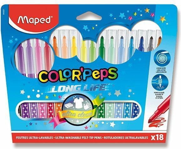 Image du produit Maped Stylos feutres Color Peps 18er (Multicolore, 18 x)