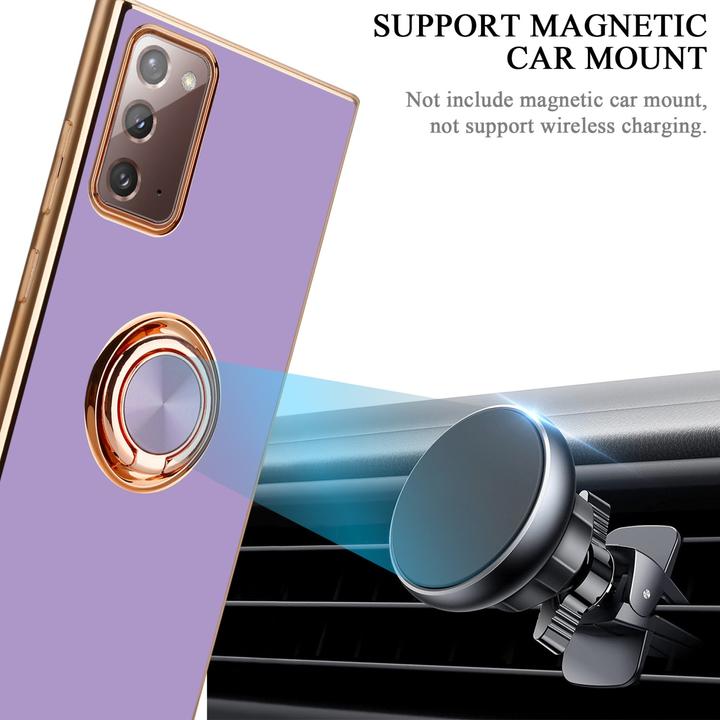 Produktbild Cadorabo Hülle für Samsung Galaxy NOTE 20 im TPU mit Kameraschutz und Ring LM089 Style (Samsung Galaxy Note 20)