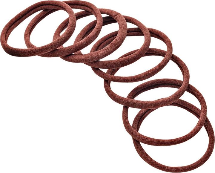 Trisa Haargummi We Care 5 cm braun 8 Stück (Haargummi)