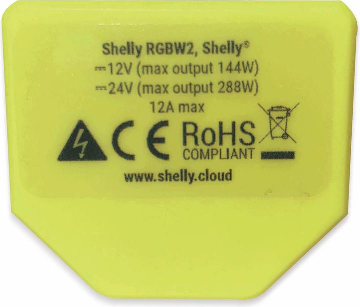 Actual product image Shelly RGBW2 (Dimming actuator)