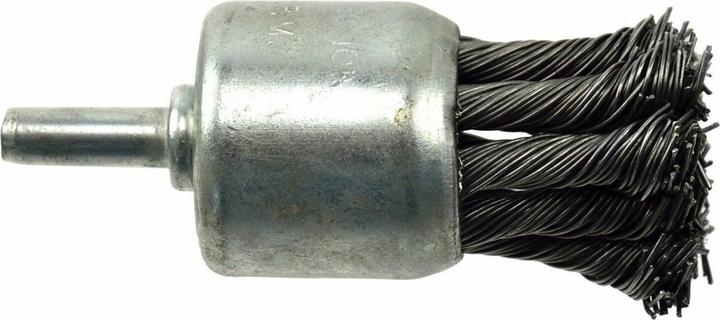 Produktbild GEKO Rundgeflechtbürste, 28mm, Welldraht S 0,5mm, Schaft 6mm (0,5mm)
