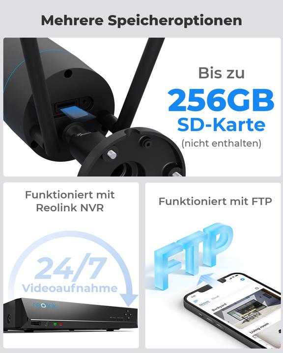 Immagine prodotto Reolink W320-B WiFi da esterno (2560 x 1920 pixel)