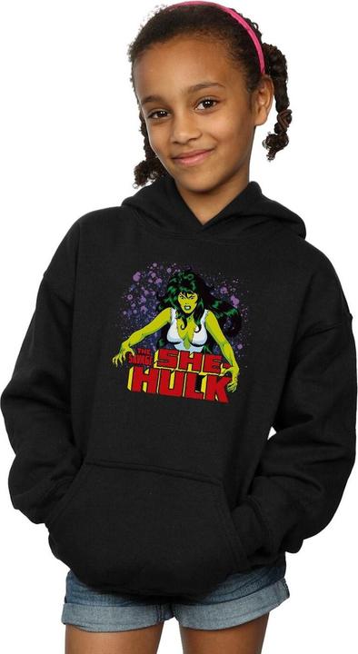 Image du produit - Sweat à capuche THE SAVAGE SHE-HULK - Fille (140, 146)