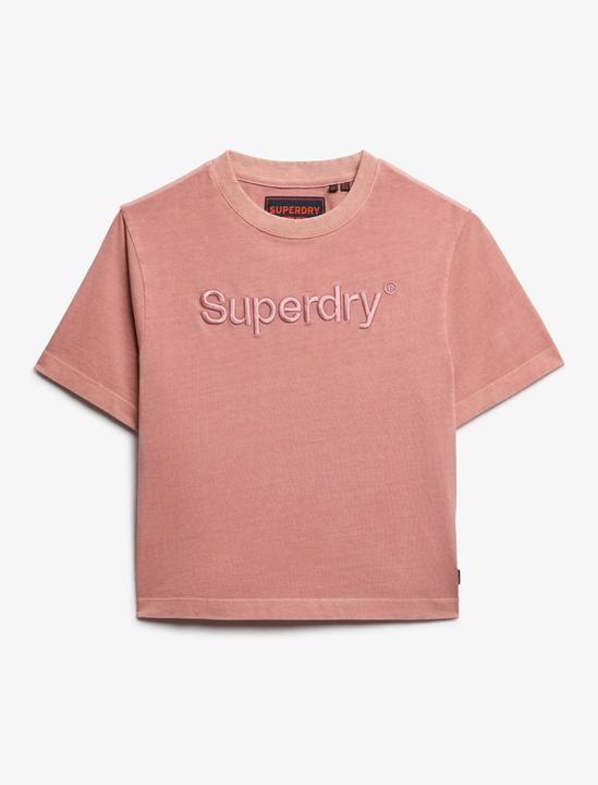 Actual product image Superdry Emb Core Logo Boxy Loose Tee (12)