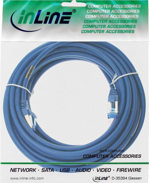 Actual product image InLine Patch cable (S/FTP, CAT6a, 15 m)