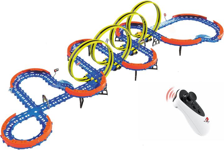Image du produit Amewi Magic Traxx Glow racetrack 113 pièces avec 2 voitures