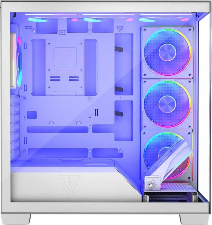 Produktbild Modecom Computergehäuse VOLCANO STELLAR ARGB MIDI 5F (Mini-ITX, ATX, mATX)