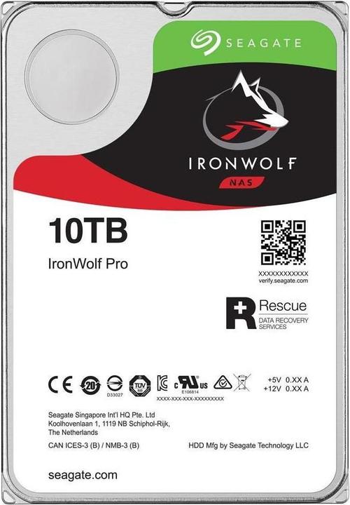 Image du produit Seagate Ironwolf Pro (Helium Filling) (10 To, 3.5", CMR)