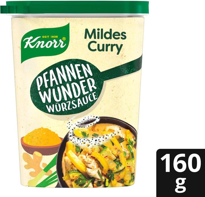 Produktbild Knorr 100% Natürlich Pfannenwunder Würzsauce Mildes Curry Vegan (600 g)