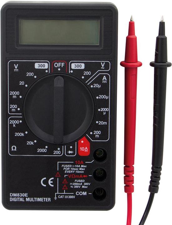 Actual product image REV Multimeter Basic sw/rt Hand-held multimeter digital CAT III (CAT III)