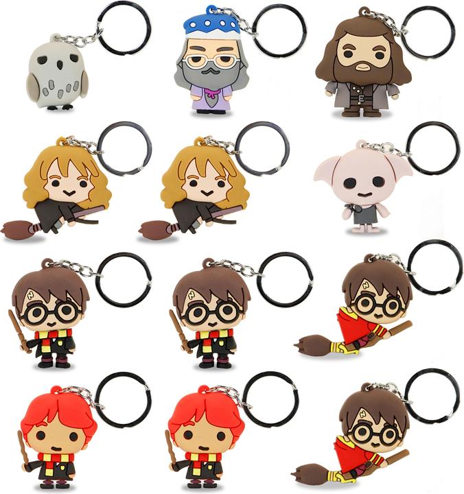 Karactermania Set of 12 Keychain Vinyl Figures Assorted HP