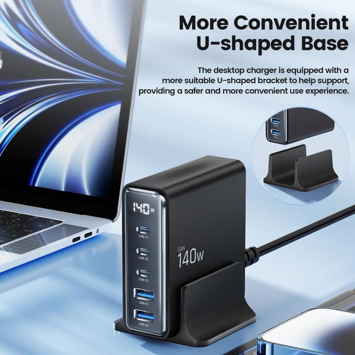 Immagine prodotto Tech-Protect Caricabatterie Gan (140 W)