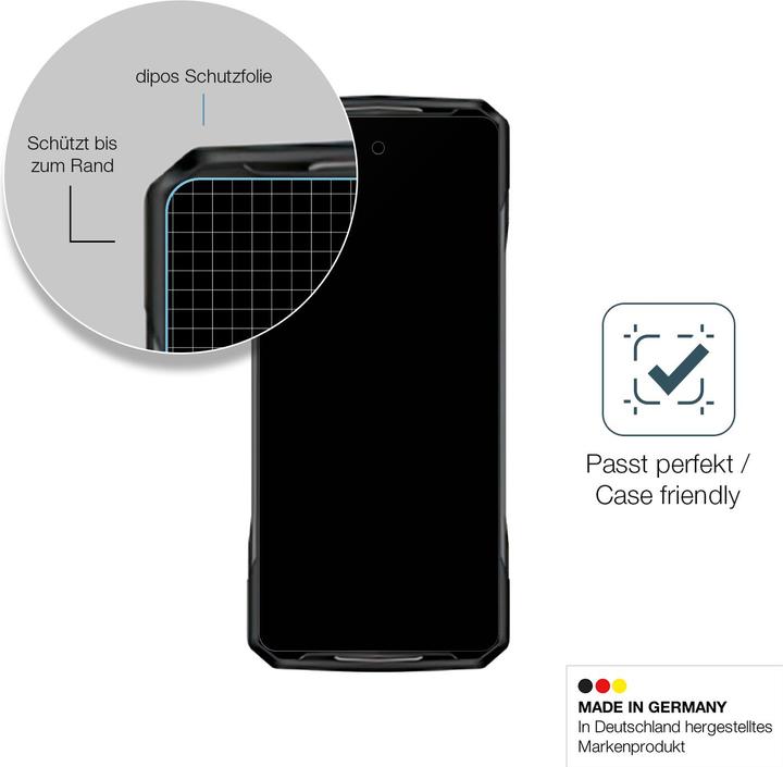 Produktbild Dipos Anti-Shock Displayschutz Matt 9H (1 Stück, Doogee V)