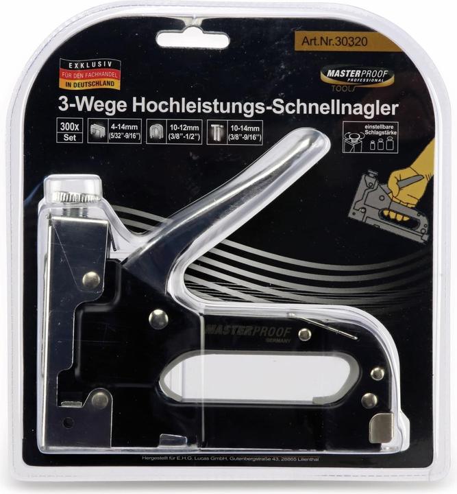 Produktbild Masterproof 3-Wege Hochleistungs Nagler
