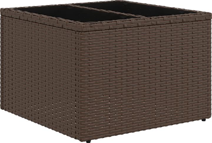 Produktbild VidaXL 8-teiliges Garten-Sofa-Set mit Kissen Braunes Poly-Rattan