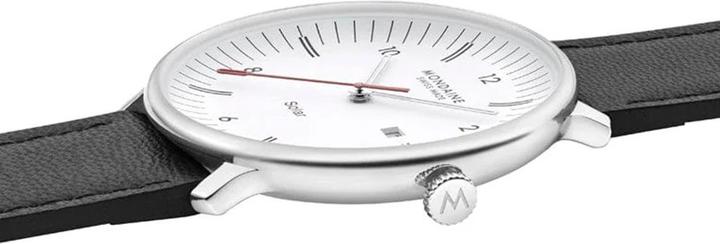 Produktbild Mondaine MLE.41910.LBV Herrenuhr Doppio Solar 41mm 5ATM (Swiss Made, Analoguhr)