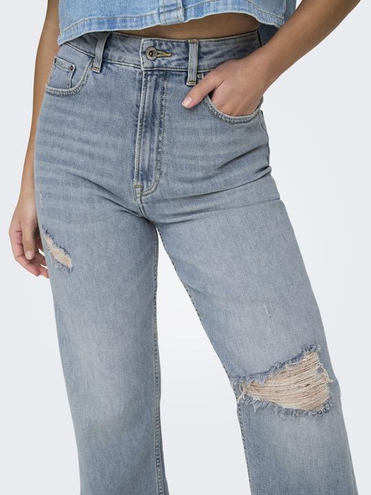 Actual product image Only ONLCAMILLE Hohe Taille Weiter Beinschnitt Jeans Jeans mit weitem Bein (27)
