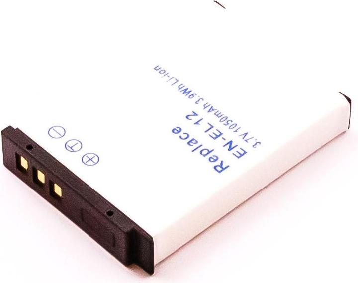 Actual product image AGI 3.7V - 1050 mAh - Li-Ion - 1050 mAh - 3.7 V - Lithium-Ion (Li-Ion) - 1 piece(s) (Camera battery)