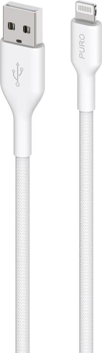Produktbild Puro Power and Data Sync Fabrik cable from USB-A to Lightning 1,2m (1.20 m, USB 2.0)
