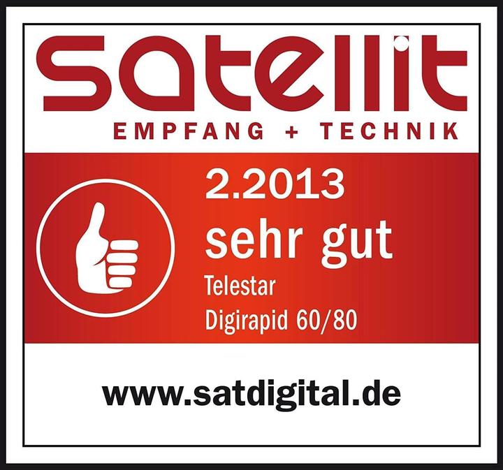 Actual product image Telestar SAT antenna DIPID 80 (Monopole antenna, 38 dB, DVB-S / -S2)