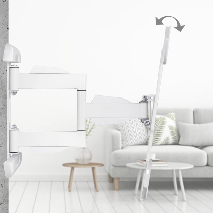 Image du produit Hama Support TV mural, pivotant, inclinable, extensible, 165 cm (65") à 35 kg (Mur, 165", 35 kg)