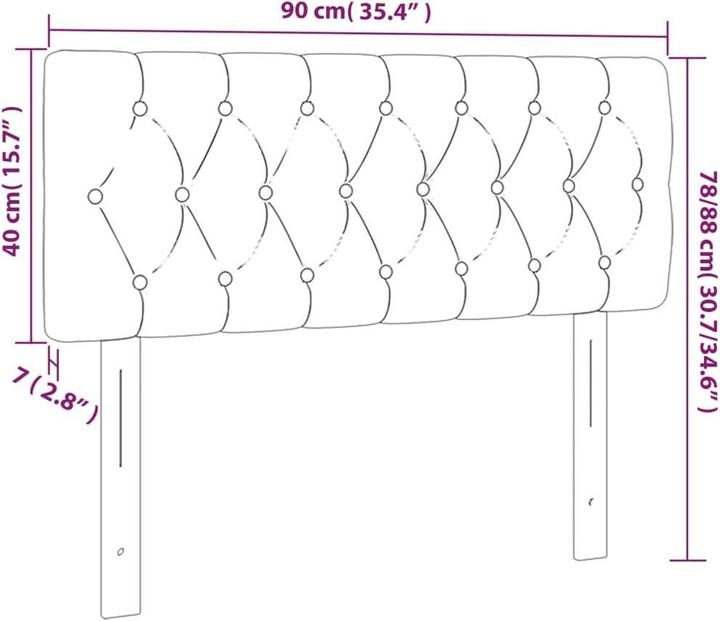 Image du produit VidaXL Jasmine (90 x 7 x 88 cm)