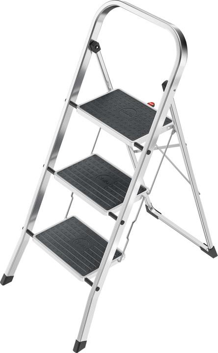 Hailo K70 StandardLine, aluminium trap, 3 treden (Trapladder, 106 cm)