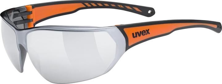 Uvex Sports Sportstyle 204 (Black Orange, mirror silver (S3))