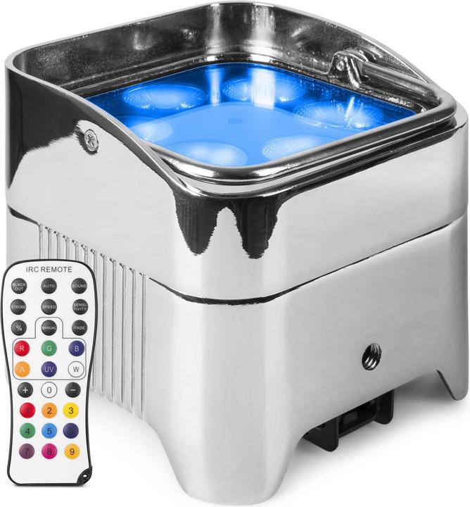 BeamZ Bodenstrahler BBP96SC Uplight Par Chrom (12 W, LED)