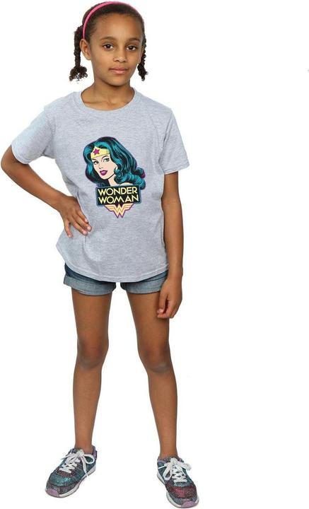 Produktbild Wonder Woman Mädchen Kopf TShirt (116)