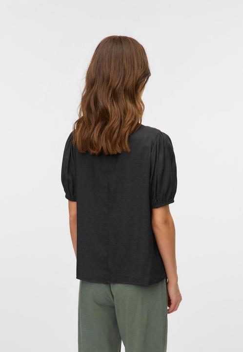Produktbild Mamalicious Normal geschnitten Rundhals Elastische Bündchen Ballonärmel Top Bluse (L)