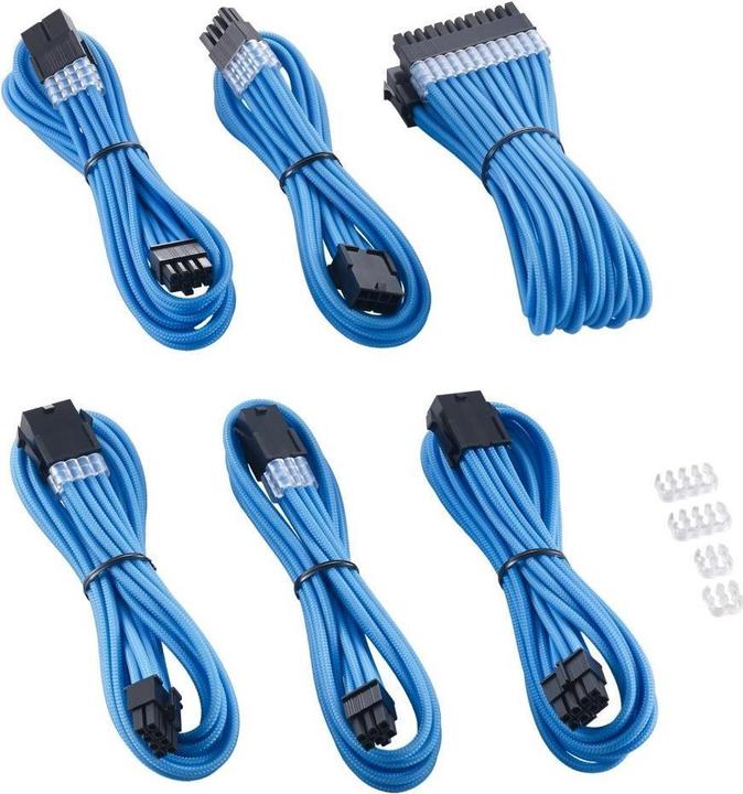 Image du produit CableMod Pro ModMesh 12VHPWR Cable Extension Kit - bleu clair