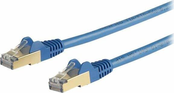 Actual product image StarTech Patch Cable Cat6a 2m Blue (STP, CAT6a, 2 m)